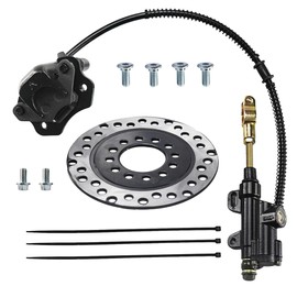 PRO BAT Hydraulic Rear Disc Brake Caliper System with Disk Rotor for 50cc 70cc 110cc 125cc 150cc 200cc 250cc PIT PRO Trail Quad Dirt Bike ATV