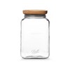 Ball Stack & Store Glass Mason Jars with Wooden Lid,