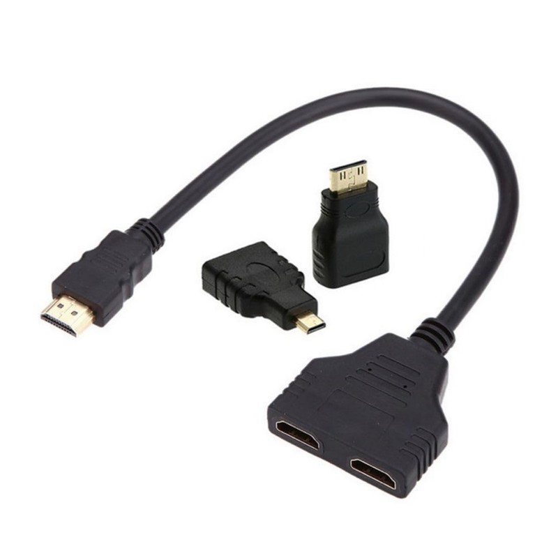 chenyang HDMI 1 a 2 HDMI adaptador de cable de