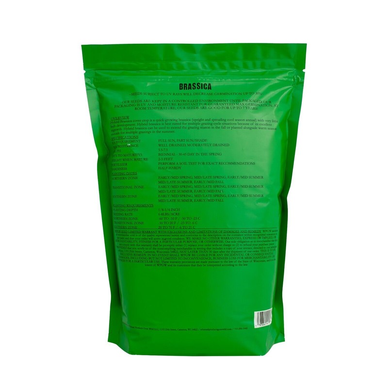 Whitetail Products Gone Wild, Hybrid Brassica Food Plot Seeds, 3lb