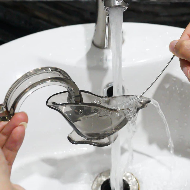 AUAUY Manual Lemon Squeezer, Acrylic Manual Lemon Slice Squeezer, Bird