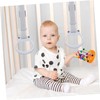 Kisangel 2 Pack Playpen Pull up Rings Soft Child-Friendly Learning