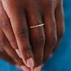 Dainty14k Gold Filled Rings For Women & Girls Thin Stacking