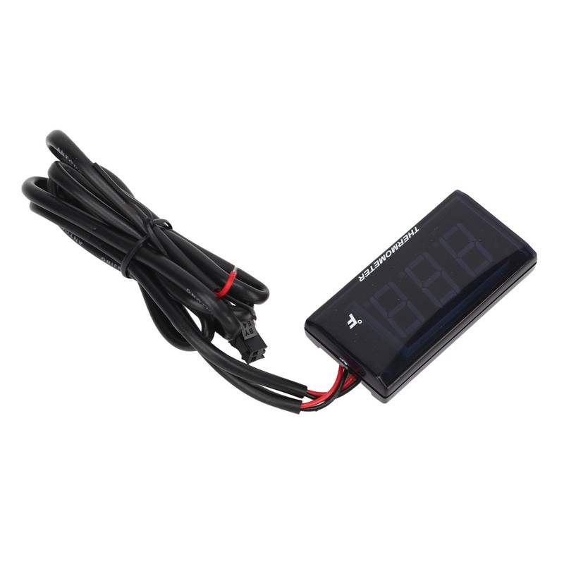 Water Temperature Gauge Fahrenheit Degree LCD Backlit Display Waterproof Water