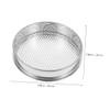 BIUDECO 1pc Fine Mesh Soil Sieve Multi-Purpose Kitchen Sifter Stainless