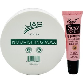 JAS Vita RX Nourishing Nutriwax for styling 4 Oz "Free Lip Plumping Gloss 10 Ml"