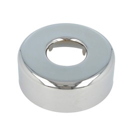 tecuro Siphon rosette inner diameter 32 mm x outer diameter 80 mm x height 30 mm, chrome-plated brass