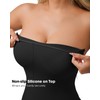 USEASY Thong Shapewear Tummy Control Shapewear Bodysuit Strapless Bodysuit Seamless