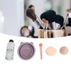 5pcs Makeup Brush Cleaning Solution Bowl Kit Residue Removal Powder