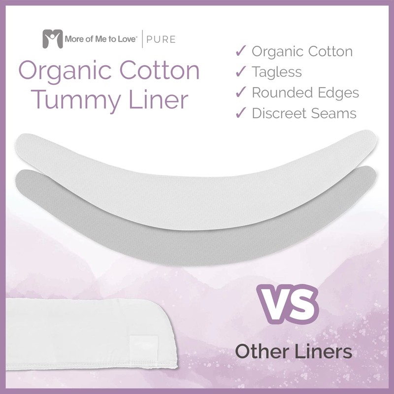 More of Me to Love Organic Cotton Tummy Liner 4-Pack,