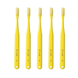 [Set of 25] Dental Oral Care Tuft 24 MS (Medium Soft), Yellow