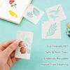 100 PCS Flower Stencils for Painting Stencils for Crafts Reusable