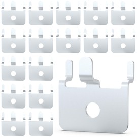 BFPeaky Metal Pegboard Hooks 50 PC - Prong Peg Board Hooks for Hanging Jewelry, Pictures & Crafts - Fits 1/4 and 1/8 Peg Board - Pegboard Clips for Workshop, Retail Display & Home Organization