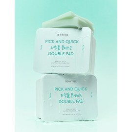 Dewytree [듀이트리] (new)픽앤퀵 뜯어쓰는 더블 패드 100매 4종 (택1) [DUETREE] (new) Pick & Quick Disposable Double Pad 100 Sheets 4 Types (Choose 1)
