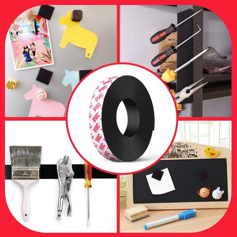 Strong Magnetic Tape, Magnet Sheet, Width 1.0 inches (25 mm)