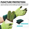 Vgo... Gardening Gloves Long Sleeves in Leather with Touchscreen, Heavy