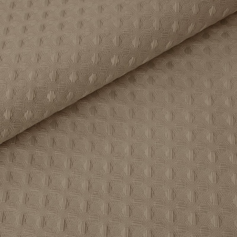 River Dream Heavyweight No Hooks Required Dotted Waffle Weave Shower