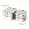 ECOlunchbox Three-in-One GIGANTIC Bento Box (49oz) – 3 Piece Jumbo