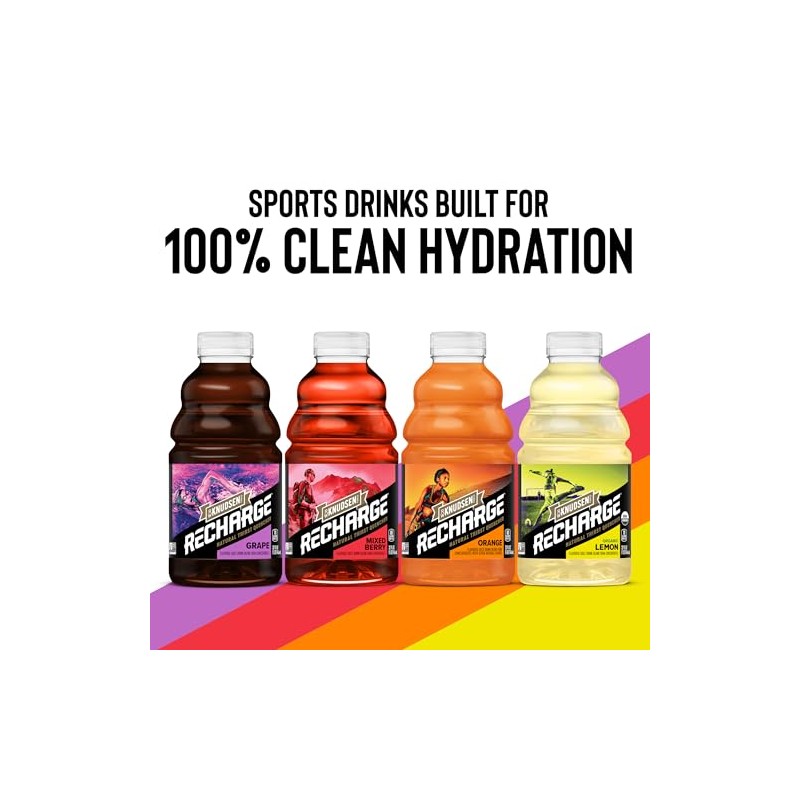 R.W. Knudsen Recharge Orange Sports Drink with Electrolytes, 32 fl