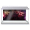 Aquarium Fish Tank Background 90x45 cm - Pretty Fireworks Display