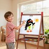Kids Easel Kids Wooden Easel with Paper Roll - Adjustable