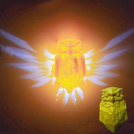 3D Animal Led Wall Light - Bald Eagle, Eagle, Night Owl, Lion Head - Diverse Colors (Yellow, Night Owl)