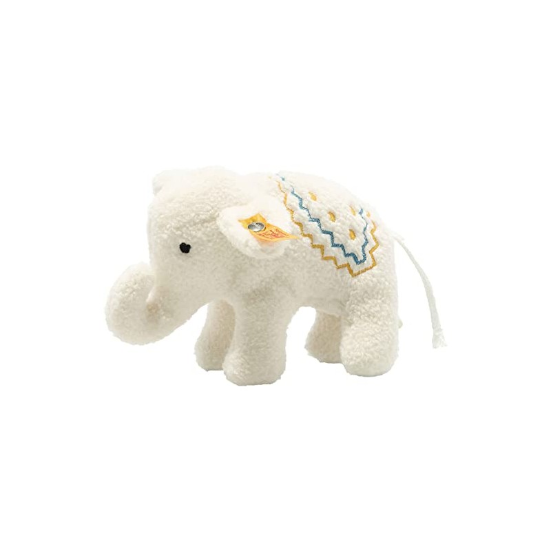 Steiff 241147 Little Elephant with Rattle, Cream