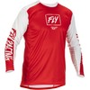 Fly Racing 2022 Adult Lite Jersey (Red/White, Large)