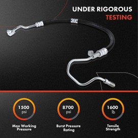 A-Premium Power Steering Pressure Hose Line Assembly Compatible with Hyundai Genesis 2009 2010 2011 2012 2013 3.8L 4.6L