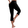 VOOVEEYA Women's Capri Leggings, Yoga Capris Pants with Pockets Stretchy
