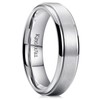 King Will BASIC 6mm Mens Titanium Wedding Ring Brushed Finished