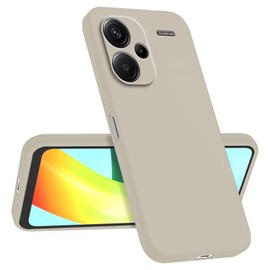 Longstong Handyhülle Kompatibel mit Redmi Note 13 Pro+ / Redmi Note 13 Pro Plus (6.7") , Stoßfest Personalisiert Schlank Minimalistisches Design - Altweiß