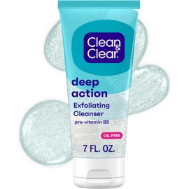 Clean & Clear Deep Action Exfoliating Facial Scrub, 7 Oz.
