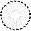 RiteFENCE Electric Fencing Offset Long Distance Goose Neck Screw-in Ring