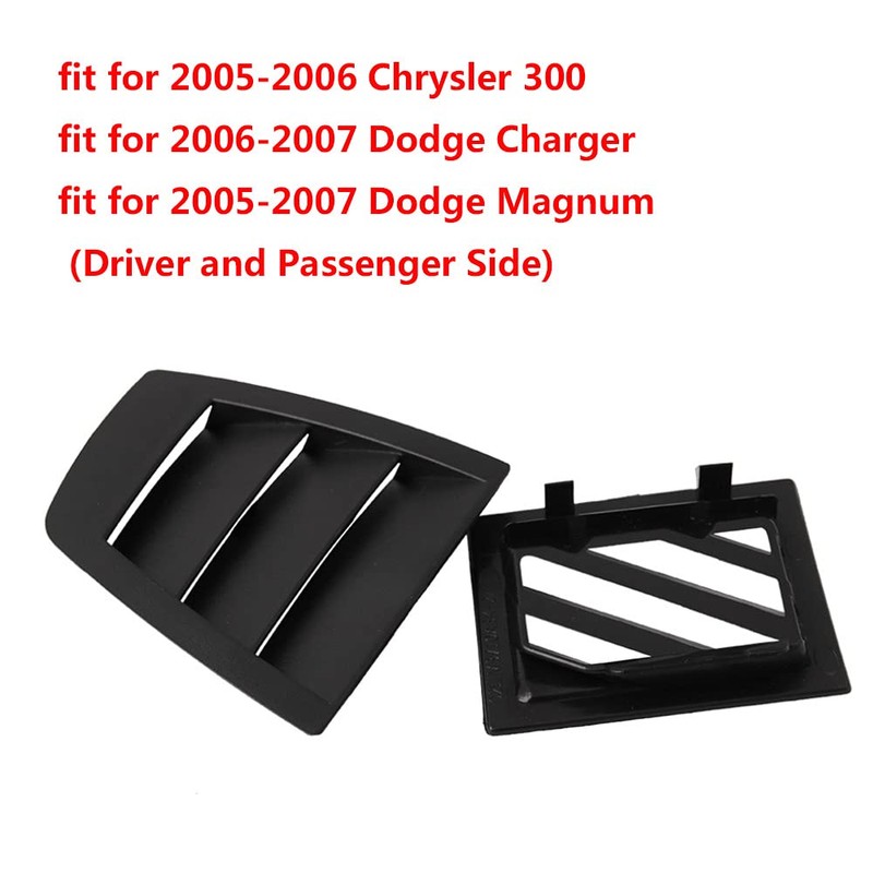 Car Dash Air Vent Grille Covers ABS Left & Right