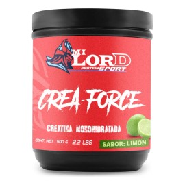 Creatina Monohidratada 500g My Lord En Polvo Varios Sabores Limón