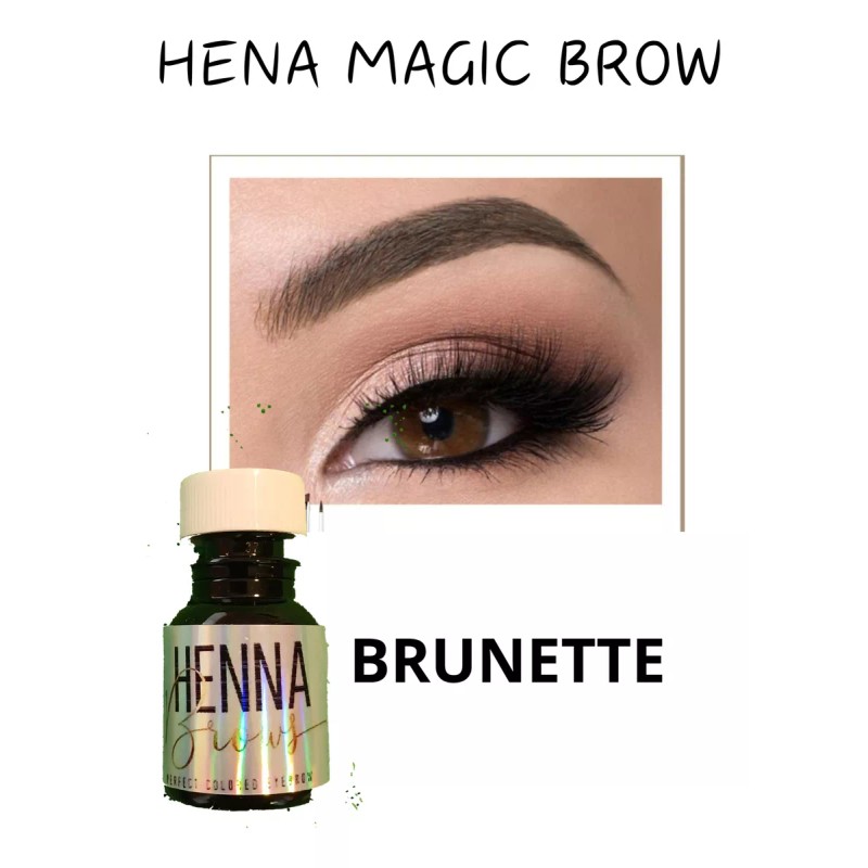 HENNA MAGIC BROW Kit Hena Ceja Hd Semipermanente Rinde +