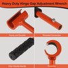 dirnatel Hinge Gap Adjustment Wrench Tool Set, Upgraded Door 14-25