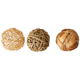 Rosewood Naturals Trio of Fun Balls, Toys for Small Animals
