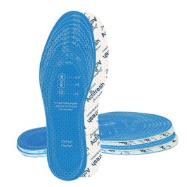 FOOT MATE Actifresh Insoles Shoes - Comfortable Shoe Insoles Sweaty Feet to Cut - Insoles Anti Sweat - Suitable for Adults and Children - 3 Pairs