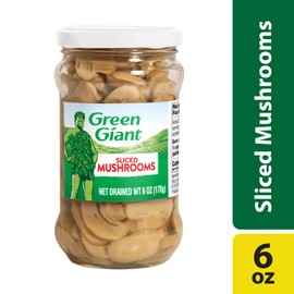 Green Giant Sliced Mushrooms, 6 Ounce