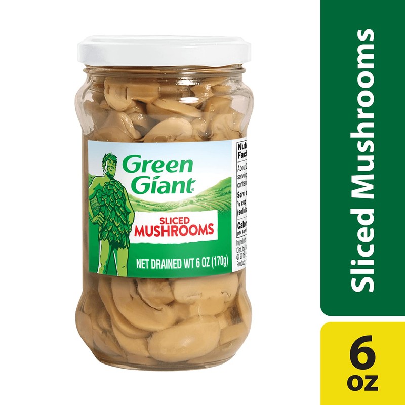Green Giant Sliced Mushrooms, 6 Ounce