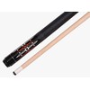 Accuplay Billiards Short Maple 42 Inch 2 Piece Hardwood Canadian Maple Pool Cue Stick 17 OZ Red White