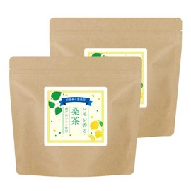ogaland Lemon Mulberry Tea, 0.07 oz (2 g) x 30 Packets, Setouchi Lemon, Lemongrass, Mulberry Leaf Tea (60 Packs (30 Packs x 2 Bags)