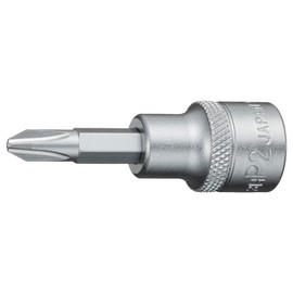 TONE Driver Bit Socket 3H-P2 Drive Angle 3/8" (+) No. 2