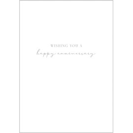 Abacus Cards Floral Anniversary Wishes Greeting Card, Beautiful Mixed Bouquet Design