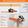 Taeoox Chainsaw Holder, Chainsaw Wall Mount for 12-20in Chainsaw Heavy