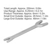 YWrench Open Double Ended Tooth Spanner Imperial SelfTightening Screw Tool