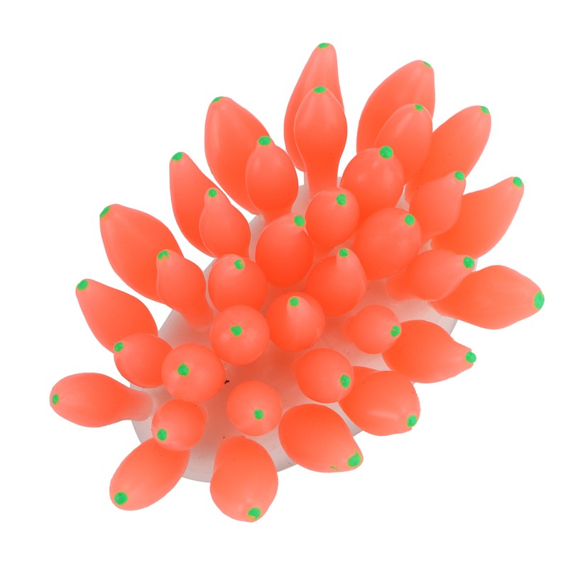 Aquarium Artificial Silicone Decoration Fish Tank Simulation Silicone Coral OrnamentRed