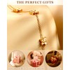 Gold Ankle Bracelets for Women Waterproof - 18K Gold Plated